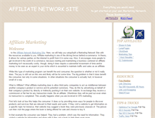 Tablet Screenshot of affiliatenetworksite.com